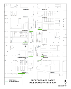 Rideshare Vicinity Map