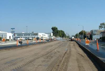 26. Wide street repaving