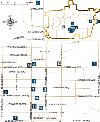 Historical Places map