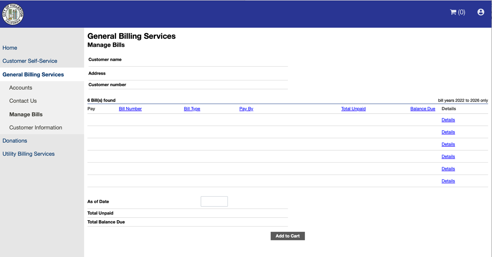 General Billing Step8